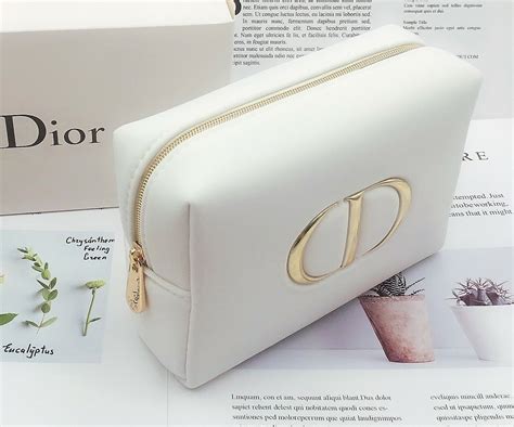 dior cosmetic pouch|dior makeup pouch complimentary.